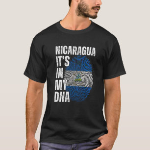 Camiseta Nicaragua está en mi ADN haciendo coincidir a los