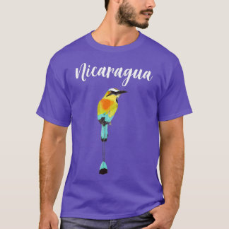 Camiseta Nicaragua Guardabarranco Pájaro nicaragüense Nica