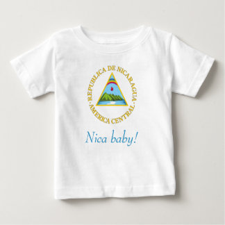 Camiseta nicaragüense del bebé