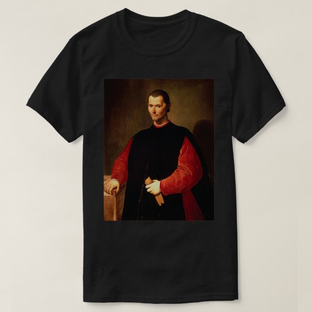 Camiseta Niccolo Machiavelli (Diseño del anverso)