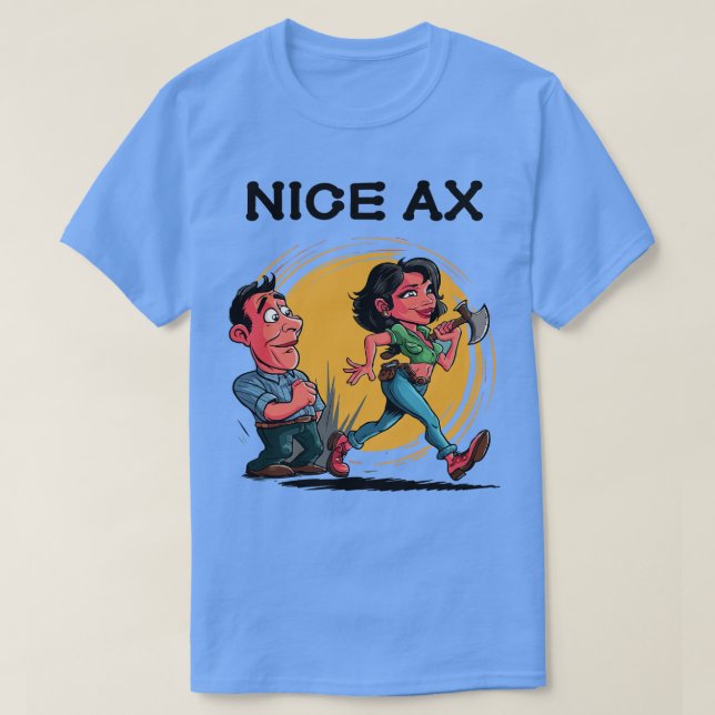 Camiseta Nice Ax (Diseño del anverso)