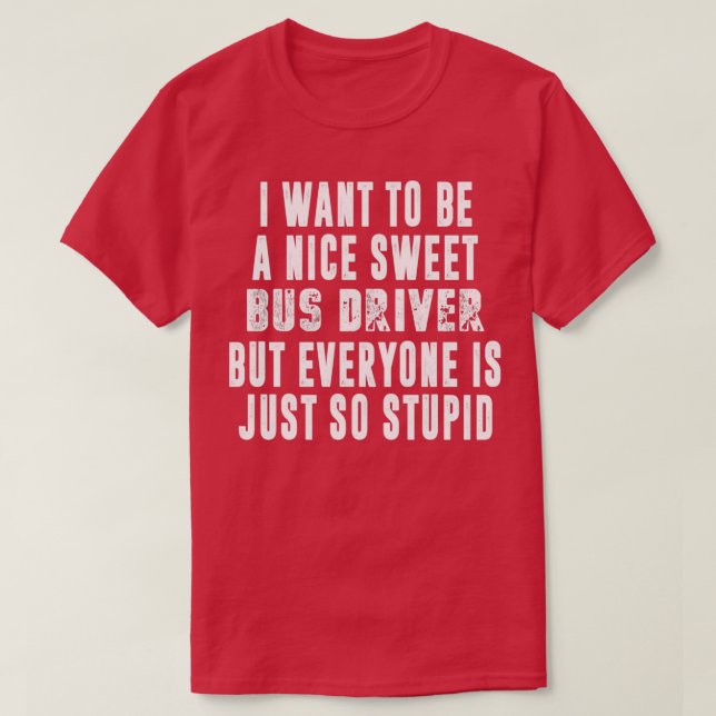 CAMISETA NICE BUS DRIVER 3 (Diseño del anverso)
