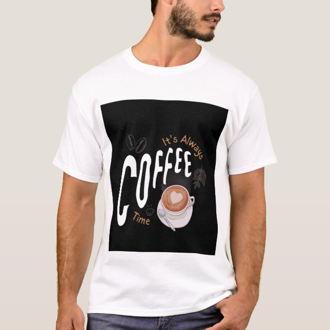 Camiseta nice coffee cup design (Anverso)