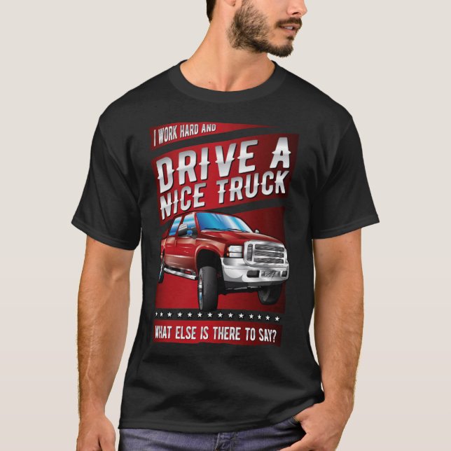 Camiseta Nice Ford F250 ropa de yoga divertida yoga animal  (Anverso)