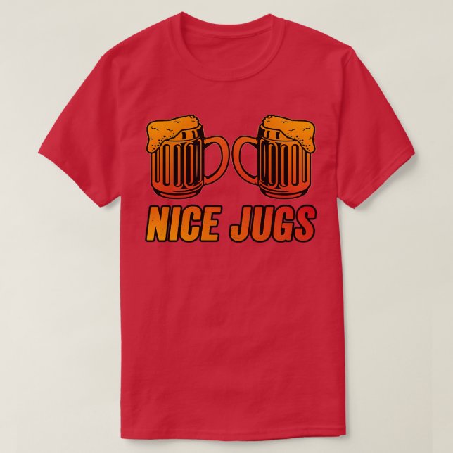 Camiseta Nice Jugs Funny Beer (Diseño del anverso)