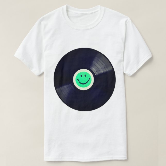 Camiseta Nice neon Happy face – Happiness – smiling face (Diseño del anverso)