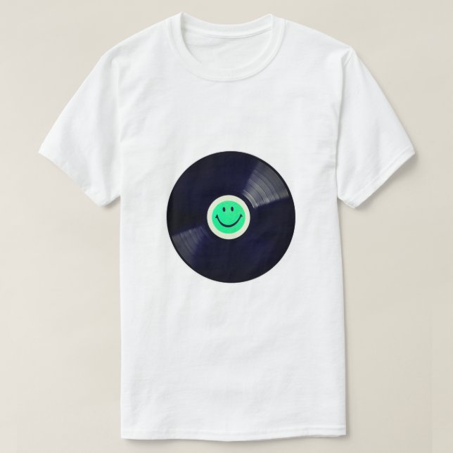 Camiseta Nice neon Happy face – Happiness – smiling face (Diseño del anverso)