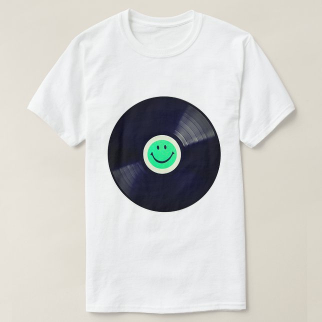 Camiseta Nice neon Happy face – Happiness – smiling face (Diseño del anverso)