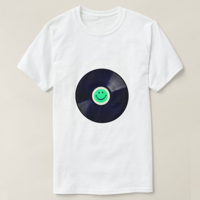 Camiseta Nice neon Happy face – Happiness – smiling face (Diseño del anverso)