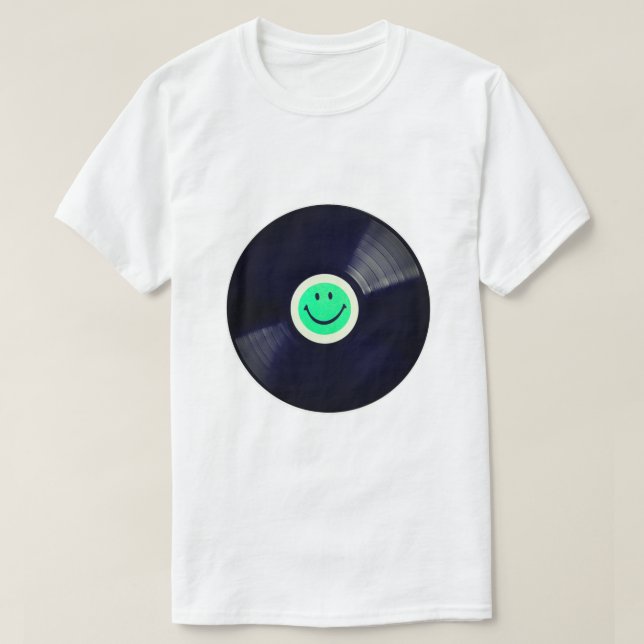 Camiseta Nice neon Happy face – Happiness – smiling face (Diseño del anverso)