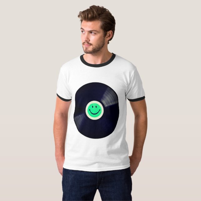 Camiseta Nice neon Happy face – Happiness – smiling face (Anverso completo)