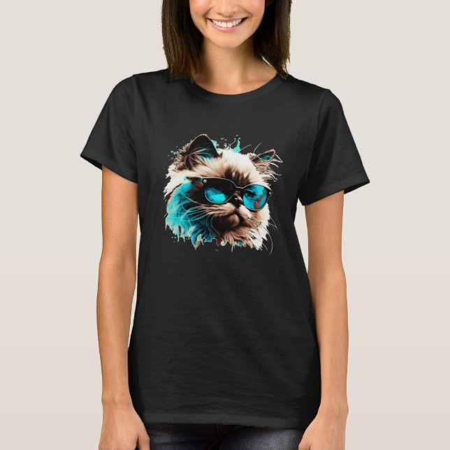Camiseta Nice Ragdoll Cat Face (Anverso)
