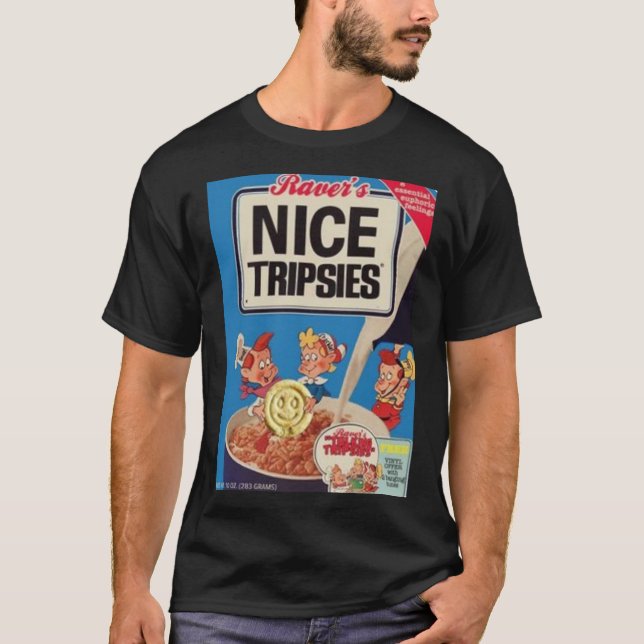 Camiseta Nice Tripsies 90&x27;s Rave Flyer Classic T-Shirt (Anverso)