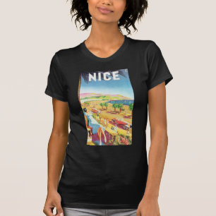 Camiseta Nice Vintage Travel Poster