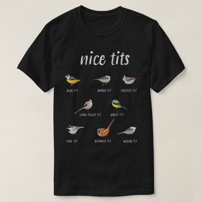 Camiseta Nicetis divertido regalo de observación de aves Bi (Diseño del anverso)