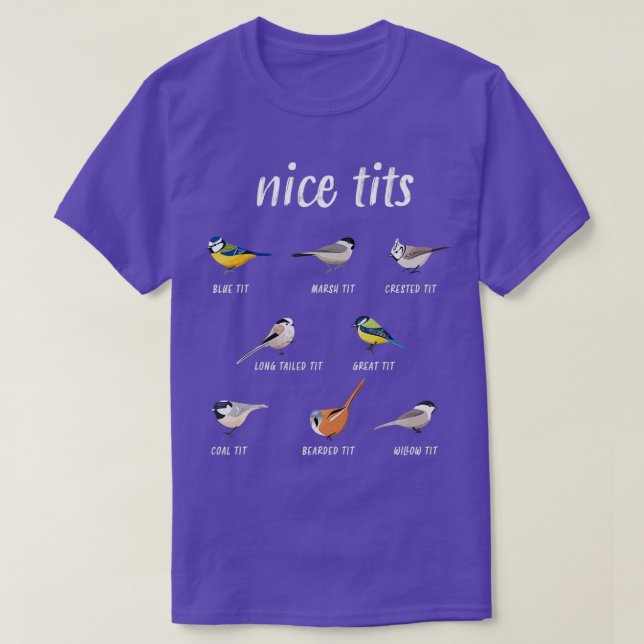 Camiseta Nicetis divertido regalo de observación de aves Bi (Diseño del anverso)