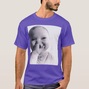 Camiseta Nicho Divertido Bebé gen z Meme ai Viral Risa IA L