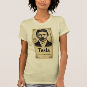 Camiseta NICHOLAS TESLA inventor de nuestro mundo moderno