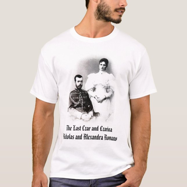 Camiseta Nicholas y Alexandra, el zar pasado y Czari… (Anverso)