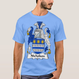 Camiseta Nicholson Coat of Arms Family Crest