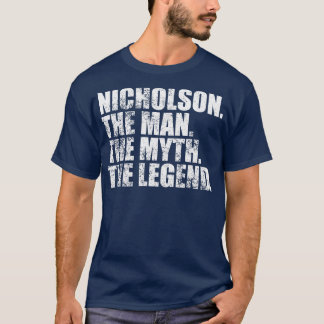 Camiseta NicholsonNicholson Family name Nicholson last Name