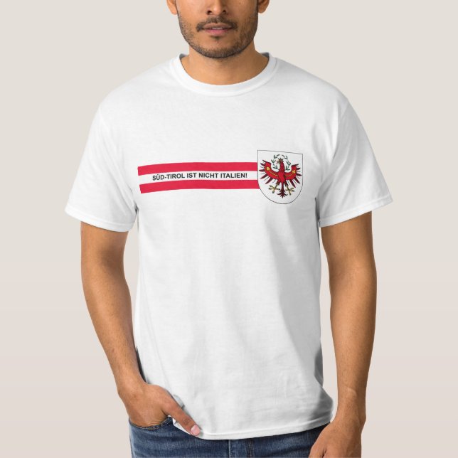 Camiseta ¡Nicht Italien de los Ist de Südtirol! (Anverso)