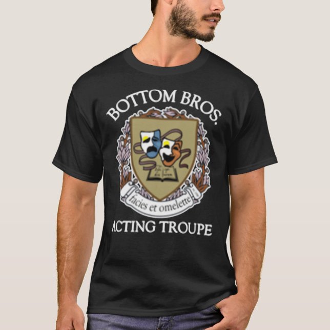Camiseta Nick and Nigel Bottom Something Rotten Acting Trou (Anverso)