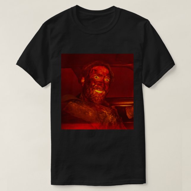Camiseta Nick Cage Mandy (Diseño del anverso)