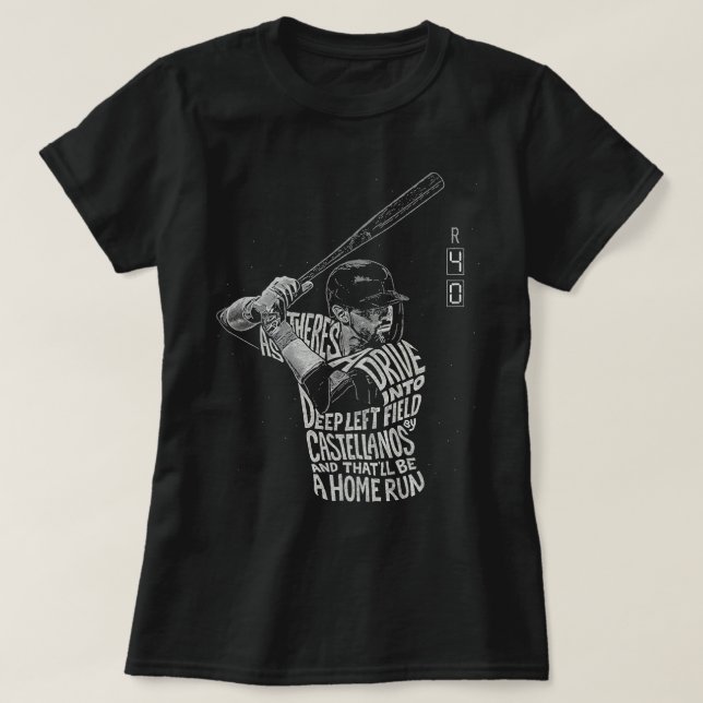 Camiseta Nick Castellanos Baseball (Diseño del anverso)
