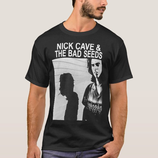 Camiseta Nick Cave - Cave clásica Nicholas Edward Cave (Anverso)