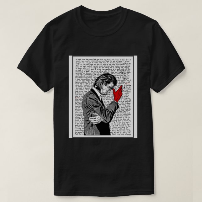 Camiseta Nick Cave T-ShirtNICK CAVE (Diseño del anverso)