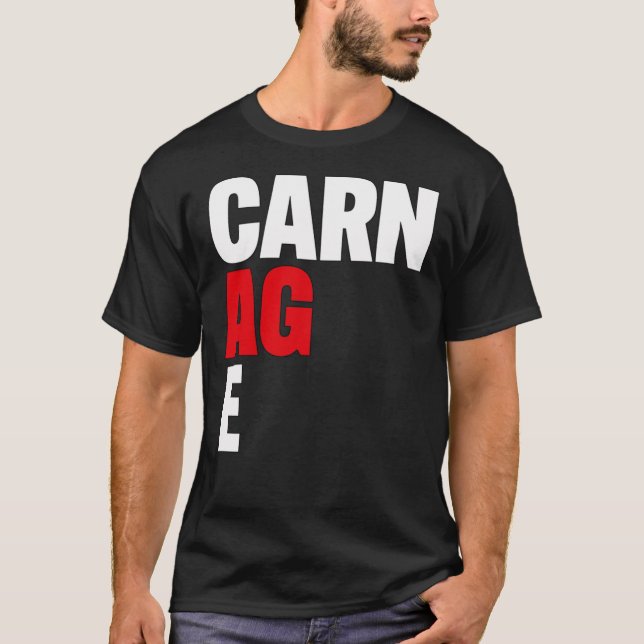 Camiseta Nick Cave Warren Ellis Carnage Black Edition (Anverso)