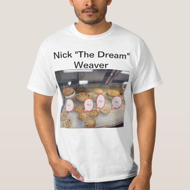 Camiseta Nick "" el tejedor ideal - "EMPANADA!" cubierta (Anverso)