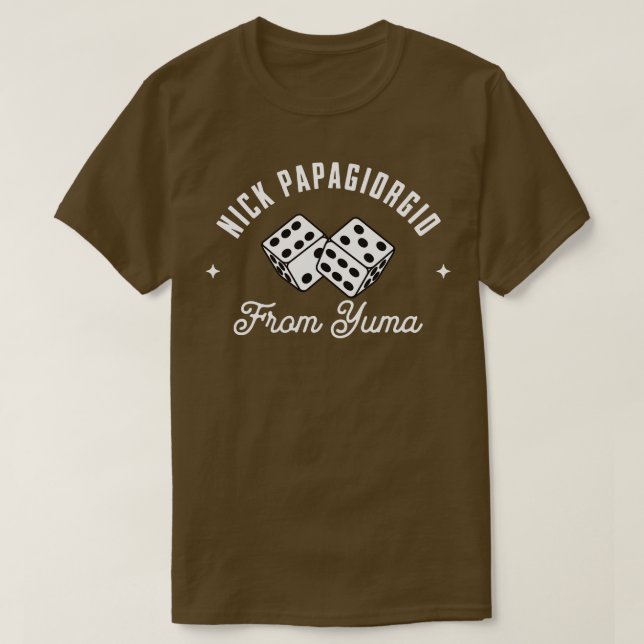 Camiseta Nick Papagiorgio de Yuma (Diseño del anverso)