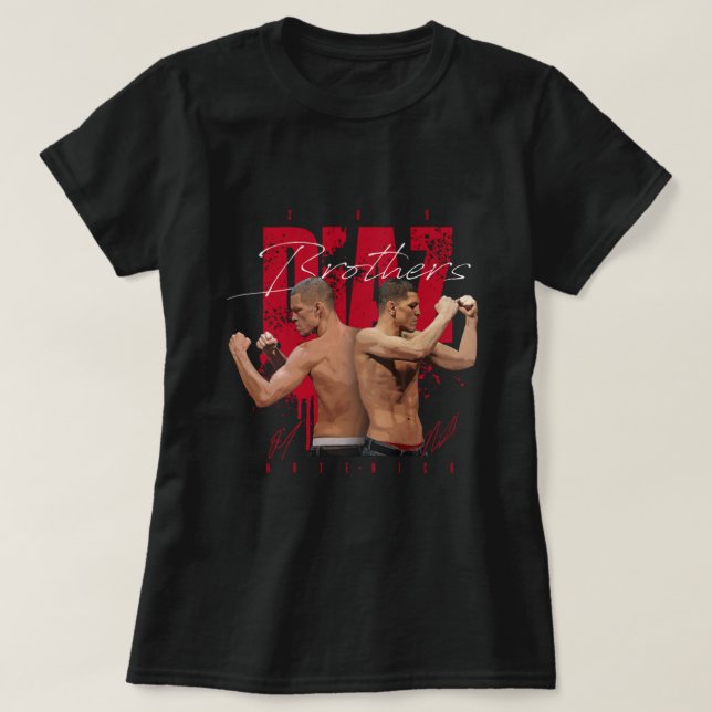 Camiseta Nick x Nate Diaz  (Diseño del anverso)
