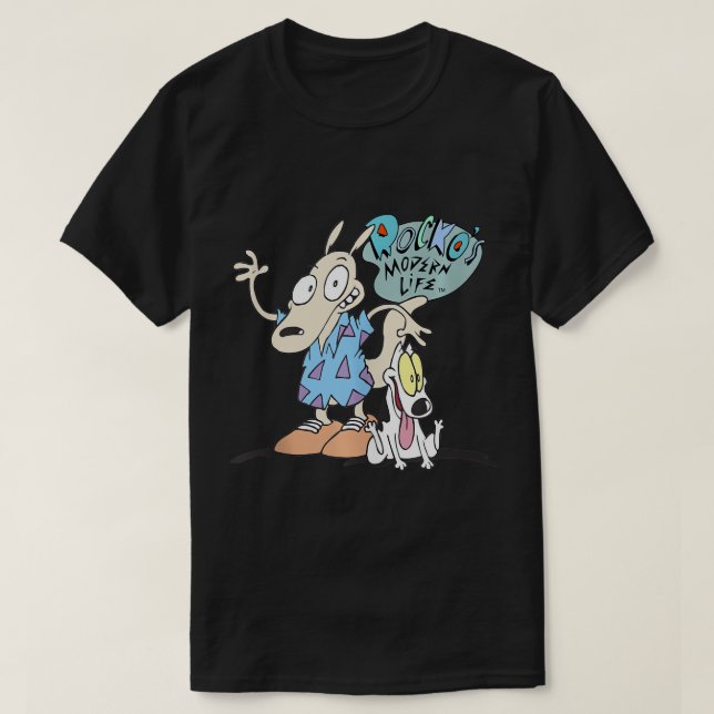 Camiseta Nickelodeon Rocko: Modern Life Show Intro Tank to (Diseño del anverso)