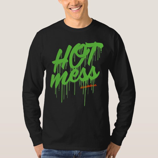 Camiseta Nickelodeon Slime Hot Mess (Anverso)