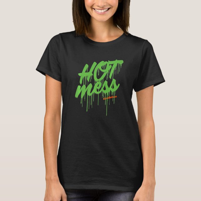 Camiseta Nickelodeon Slime Hot Mess (Anverso)