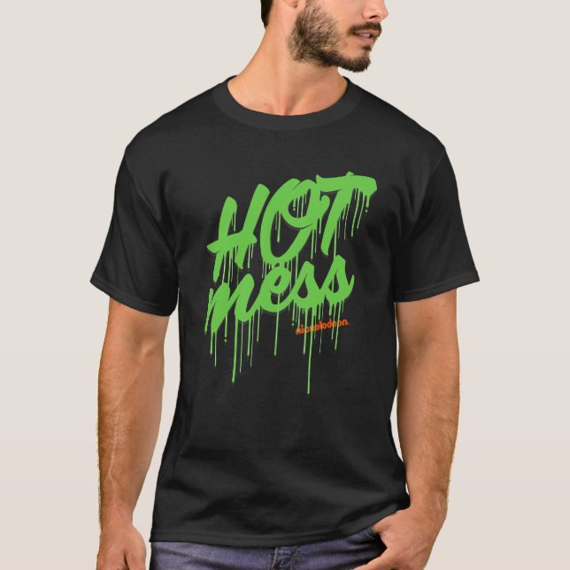 Camiseta Nickelodeon Slime Hot Mess (Anverso)
