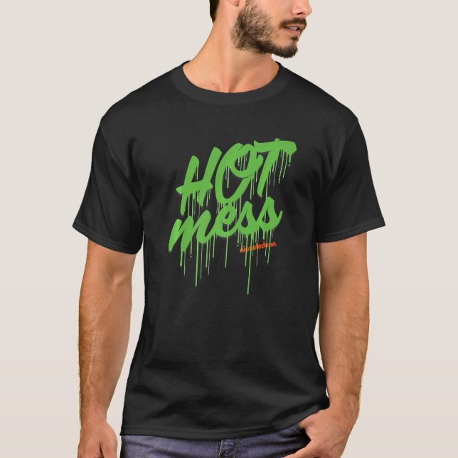 Camiseta Nickelodeon Slime Hot Mess (Anverso)