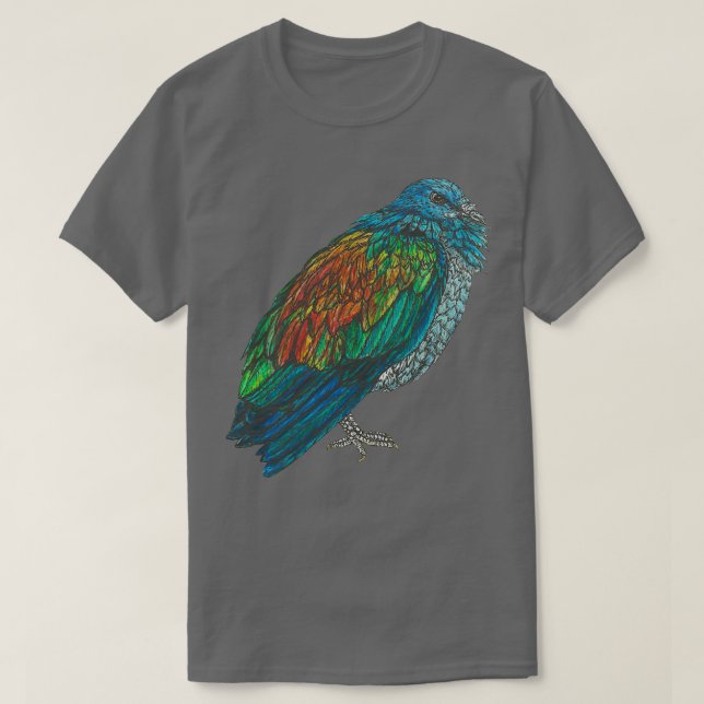 Camiseta Nicobar Pigeon 6 (Diseño del anverso)