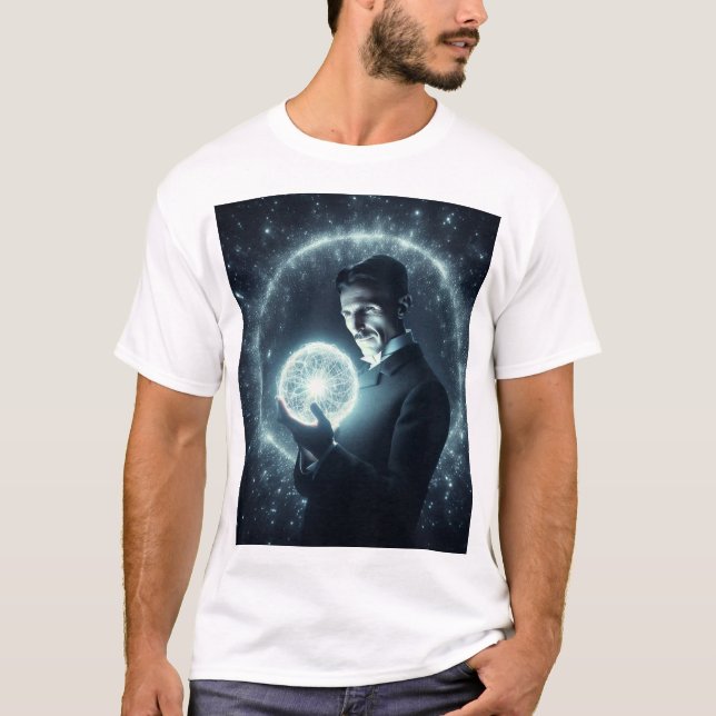 Camiseta Nicola Tesla  (Anverso)