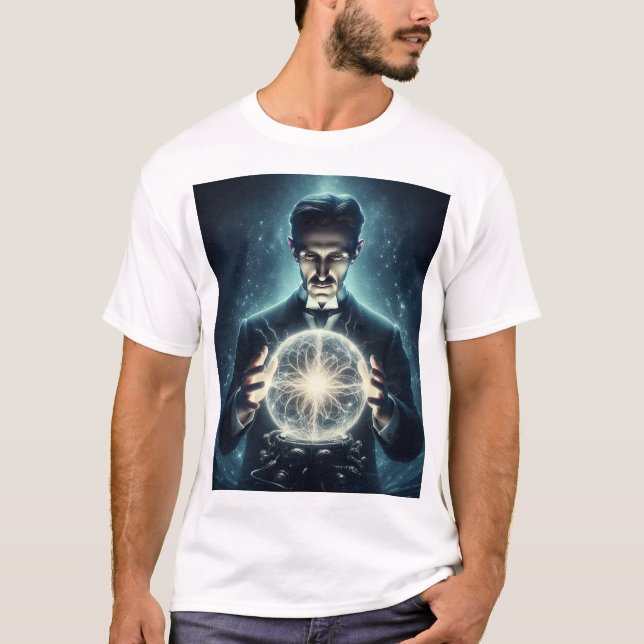 Camiseta Nicola Tesla  (Anverso)