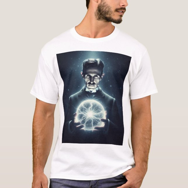 Camiseta Nicola Tesla  (Anverso)