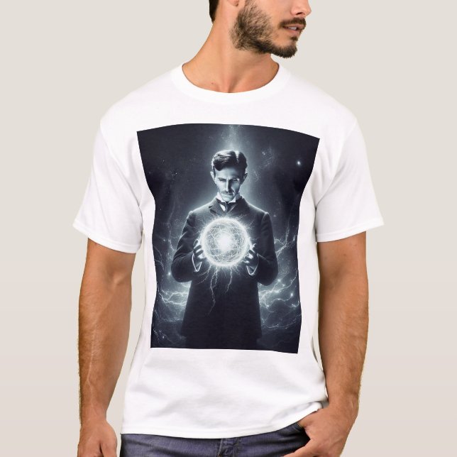 Camiseta Nicola Tesla  (Anverso)