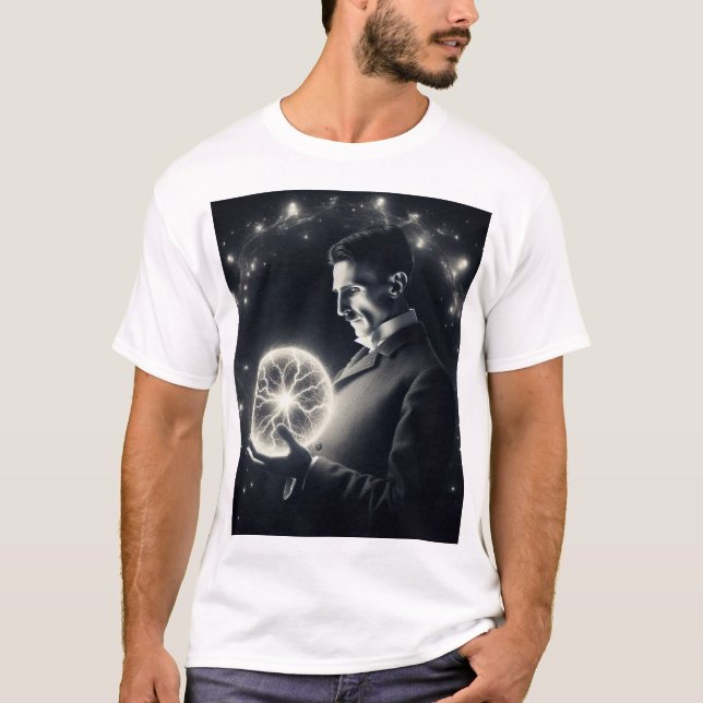 Camiseta Nicola Tesla  (Anverso)