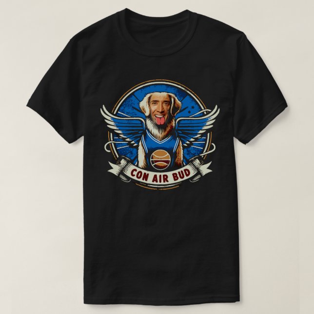 Camiseta Nicolas Cage Con Air Meme (Diseño del anverso)
