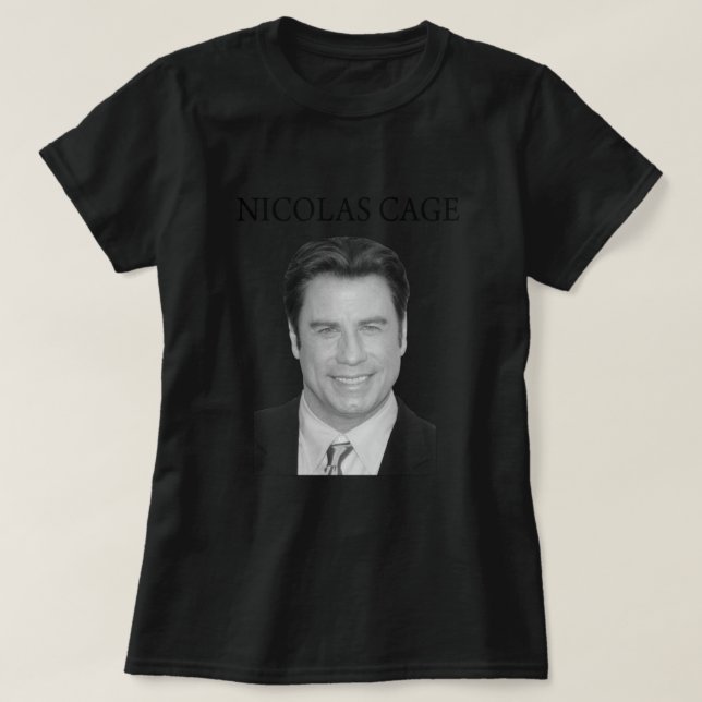 Camiseta Nicolas Cage John Travolta Faceoff (Diseño del anverso)