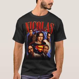Camiseta Nicolas Cage Multiverso Roles Icónicos Mashup