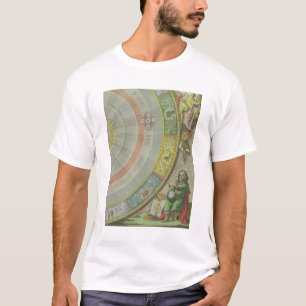 Camiseta Nicolás Copérnico (1473-1543), detalle de un map